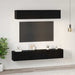 Set comodă TV 5 pcs Stejar Negru Mediu 80 x 30 x 30.5 cm - WALTI WALTI