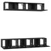 Set comodă TV 5 pcs Stejar Negru Mediu 80 x 30 x 30.5 cm - WALTI WALTI