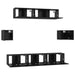 Set comodă TV Pe perete 7 pcs Stejar Negru Lemn compozit - WALTI WALTI