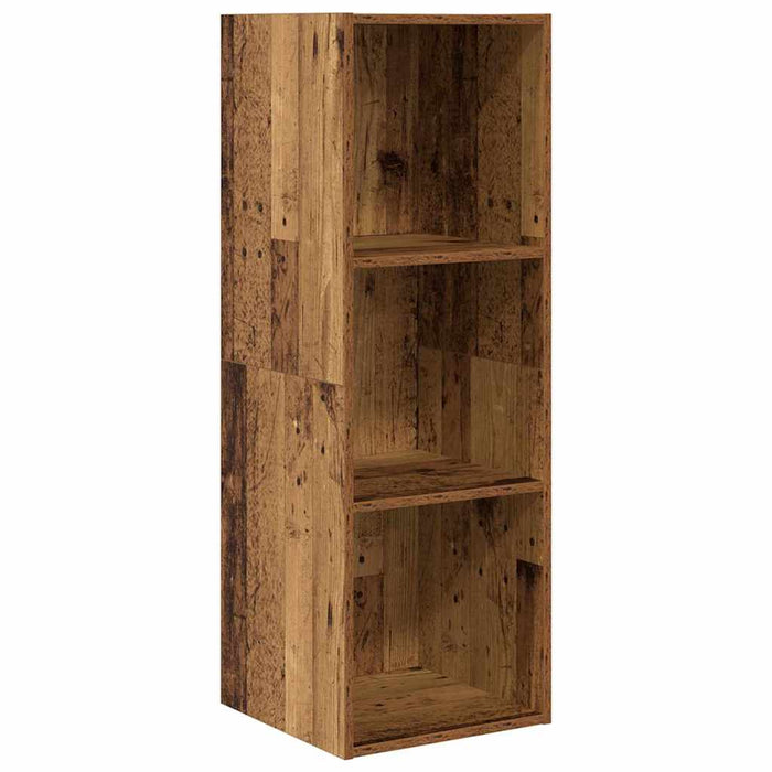 Set comodă TV Pe perete 3 pcs Lemn Vechi Lemn compozit - WALTI WALTI