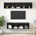 Set comodă TV 4 pcs Stejar negru 37 x 37 x 142.5 cm - WALTI WALTI