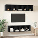 Set comodă TV 4 pcs Stejar negru 37 x 37 x 142.5 cm - WALTI WALTI