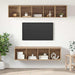 Set comodă TV 4 pcs stejar artizanal 37 x 37 x 142.5 cm - WALTI WALTI