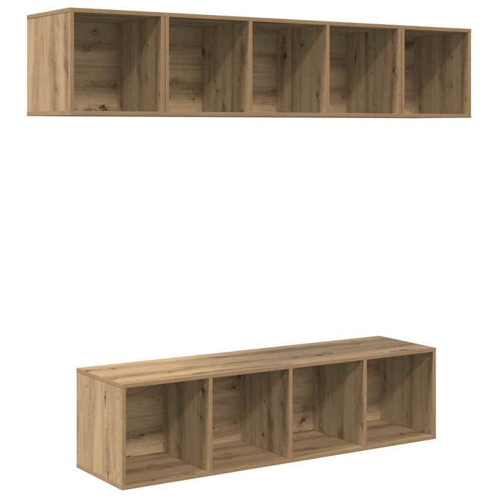Set comodă TV 4 pcs stejar artizanal 37 x 37 x 142.5 cm - WALTI WALTI