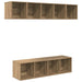 Set comodă TV 4 pcs stejar artizanal 37 x 37 x 142.5 cm - WALTI WALTI
