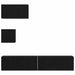 Set comodă TV 4 pcs Stejar negru 80 x 30 x 30 cm Lemn compozit - WALTI WALTI