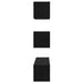 Set comodă TV 4 pcs Stejar negru 80 x 30 x 30 cm Lemn compozit - WALTI WALTI