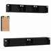 Set comodă TV 6 pcs Stejar negru 100 x 30 x 30 cm Lemn compozit - WALTI WALTI