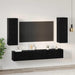 Set comodă TV 5 pcs Stejar negru Mediu 30.5 x 30 x 90 cm - WALTI WALTI