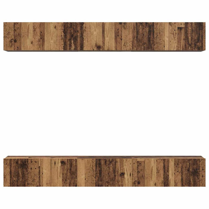 Set comodă TV 6 pcs Lemn vechi 60 x 30 x 35 cm Lemn compozit - WALTI WALTI