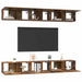 Set comodă TV 6 pcs Lemn vechi 60 x 30 x 35 cm Lemn compozit - WALTI WALTI
