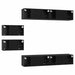 Set comodă TV Pe perete 6 pcs Stejar Negru Lemn compozit - WALTI WALTI
