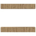 Set comodă TV cu raft 6 pcs stejar artizanal 60 x 30 x 35 cm - WALTI WALTI