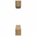 Set comodă TV cu raft 6 pcs stejar artizanal 60 x 30 x 35 cm - WALTI WALTI