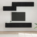 Set comodă TV 7 pcs Stejar negru 60 x 30 x 30 cm Lemn compozit - WALTI WALTI