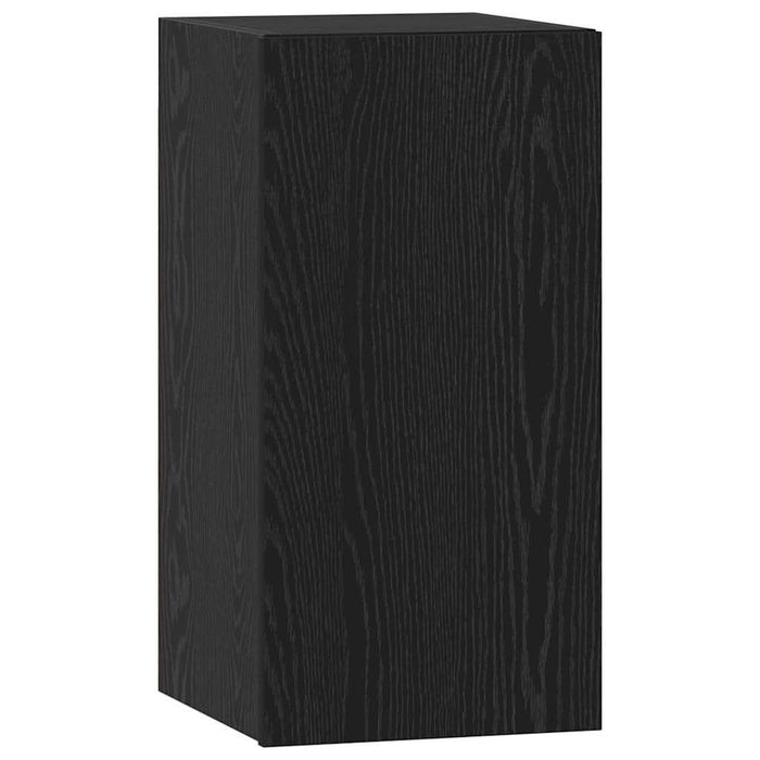 Set comodă TV 7 pcs Stejar negru 60 x 30 x 30 cm Lemn compozit - WALTI WALTI