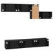 Set comodă TV 7 pcs Stejar negru 60 x 30 x 30 cm Lemn compozit - WALTI WALTI