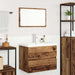 Set de mobilier pentru baie 3 pcs Lemn Vechi Lemn compozit - WALTI WALTI