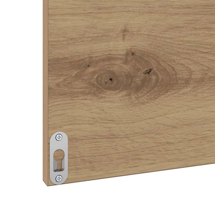 Set de mobilier pentru baie cu sertar 3 pcs Stejar Artizanal - WALTI WALTI