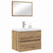 Set de mobilier pentru baie cu sertar 3 pcs Stejar Artizanal - WALTI WALTI
