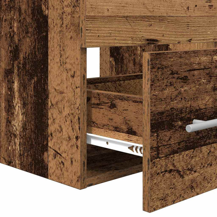 Set de mobilier pentru baie 2 pcs Lemn vechi 41 x 38.5 x 48 cm - WALTI WALTI