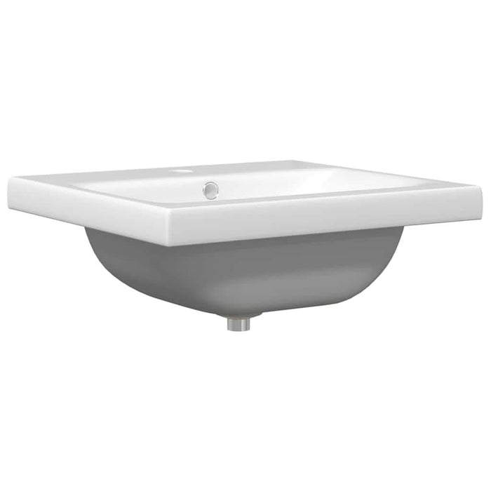 Set de mobilier pentru baie cu sertar 2 pcs Stejar negru - WALTI WALTI