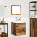 Set de mobilier pentru baie 3 pcs Lemn Vechi și Alb Mediu - WALTI WALTI
