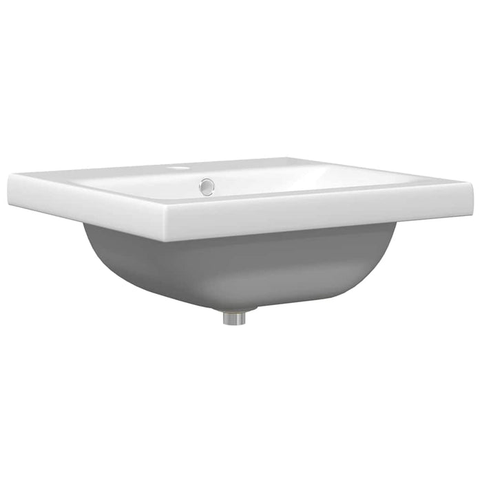 Set de mobilier pentru baie 3 pcs Stejar negru și alb Standard - WALTI WALTI