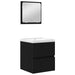 Set de mobilier pentru baie 3 pcs Stejar Artisan și Alb Mediu - WALTI WALTI