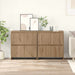 Bufet 2 pcs stejar artizanal 70 x 41 x 75 cm Lemn compozit - WALTI WALTI