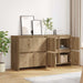 Bufet 2 pcs stejar artizanal 70 x 41 x 75 cm Lemn compozit - WALTI WALTI