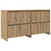 Bufet 2 pcs stejar artizanal 70 x 41 x 75 cm Lemn compozit - WALTI WALTI
