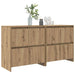 Bufet 2 pcs stejar artizanal 70 x 41 x 75 cm Lemn compozit - WALTI WALTI