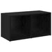 Set comodă TV 2 pcs Stejar Negru 37 x 35 x 72 cm Lemn compozit - WALTI WALTI
