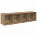 Set comodă TV Pe perete 2 pcs Stejar Artizanal 37 x 35 x 72 cm - WALTI WALTI