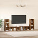 Cabinet TV 4 pcs Lemn vechi 37 x 35 x 107.5 cm Lemn stratificat - WALTI WALTI