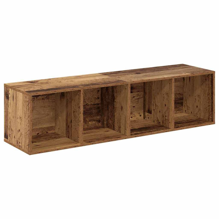 Set comodă TV 2 pcs Lemn vechi 37 x 37 x 142.5 cm Lemn compozit - WALTI WALTI