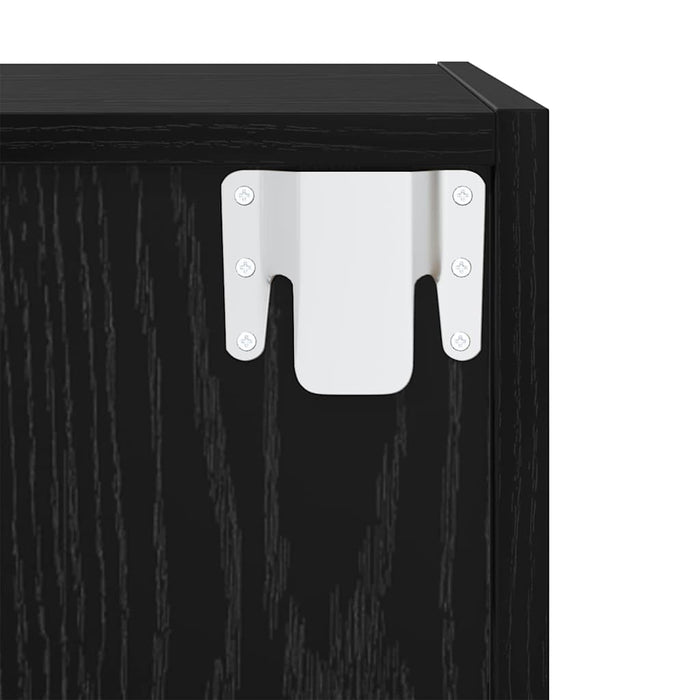 Set comodă TV 2 pcs Stejar negru 37 x 37 x 142.5 cm - WALTI WALTI