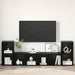Set comodă TV cu raft 4 pcs Stejar negru 72 x 35 x 36.5 cm - WALTI WALTI