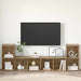 Set comodă TV cu raft 4 pcs Stejar artisanal 72 x 35 x 36.5 cm - WALTI WALTI