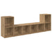 Set comodă TV cu raft 4 pcs Stejar artisanal 72 x 35 x 36.5 cm - WALTI WALTI