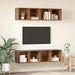 Set comodă TV 4 pcs Lemn Vechi 37 x 37 x 72 cm Lemn compozit - WALTI WALTI