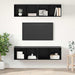Set comodă TV 4 pcs Stejar Negru 37 x 37 x 72 cm Lemn compozit - WALTI WALTI
