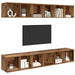 Dulap pentru TV pe Perete 4 pcs Lemn vechi 37 x 37 x 107.5 cm - WALTI WALTI