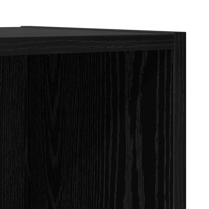Dulap pentru TV pe Perete 4 pcs Stejar negru 37 x 37 x 107.5 cm - WALTI WALTI