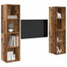Set comodă TV 2 pcs Maro 37 x 37 x 142.5 cm Lemn compozit - WALTI WALTI