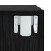 Set comodă TV 2 pcs Negru 37 x 37 x 142.5 cm Lemn compozit - WALTI WALTI