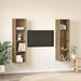 Set comodă TV 2 pcs Maro 37 x 37 x 142.5 cm Lemn compozit - WALTI WALTI