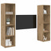Set comodă TV 2 pcs Maro 37 x 37 x 142.5 cm Lemn compozit - WALTI WALTI