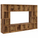 Set comodă TV 4 pcs Maro 37 x 37 x 142.5 cm Lemn compozit - WALTI WALTI